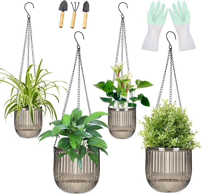 Self Watering Planters for Indoor Plants & Outdoor Plants Hanging Basket for by Unknown