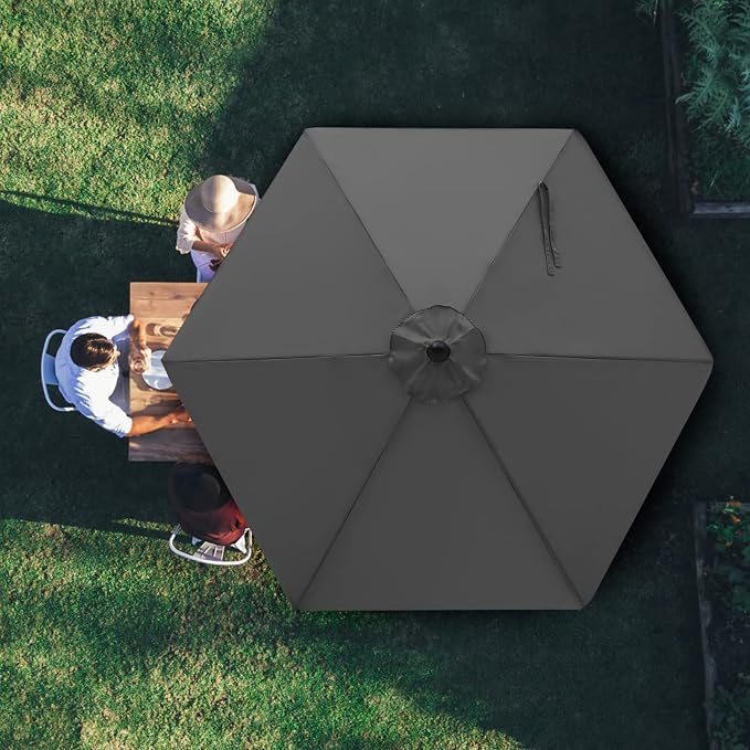 MASTERCANOPY Patio Umbrella 7.5 ft Replacement Canopy - Image 6