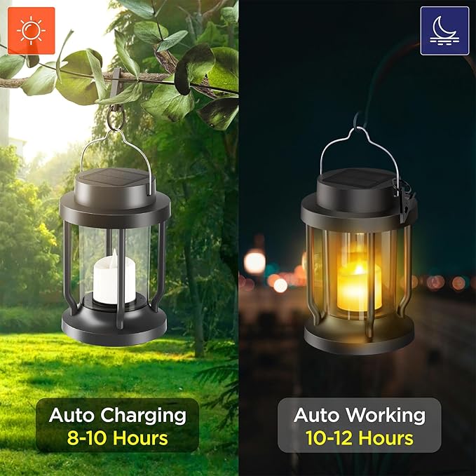 Solar Lantern Outdoor & Indoor Use – Hanging Solar Lights - Image 2