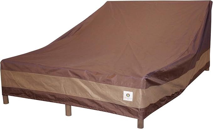 DUCKCOVERS Ultimate Waterproof 82 Inch Double Wide Patio Chaise Lounge Chair by DuckCovers