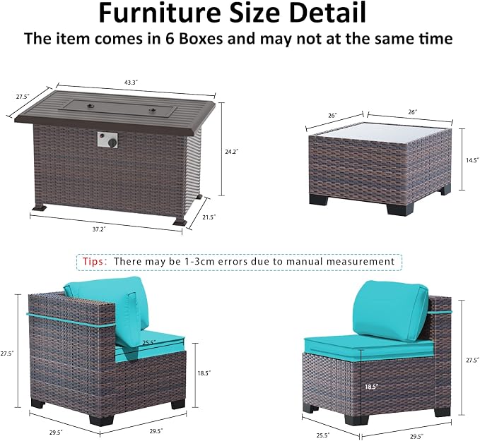 Outdoor Patio Furniture Set - Image 2