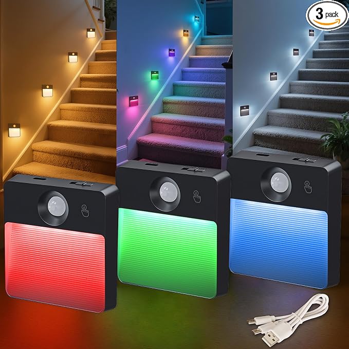 3 Pack Motion Sensor Stair Light by Guankai