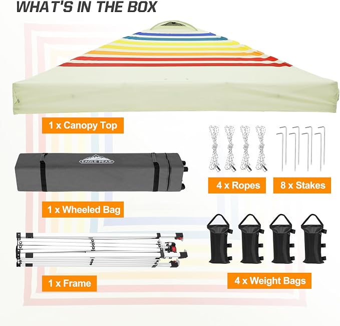 EAGLE PEAK Pop Up Canopy Tent - Image 9