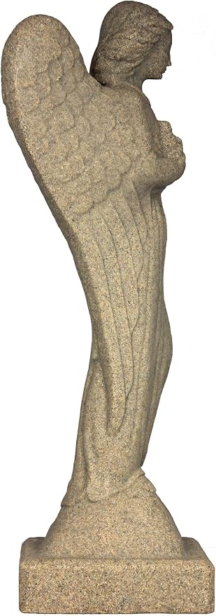 Emsco Group 2260-1AZ Morning Angel Statue – Natural Sandstone Appearance – Made - Image 7