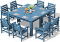 SERWALL Patio Dining Sets for 8, Outdoor Dining Sets for 8 Person by SERWALL