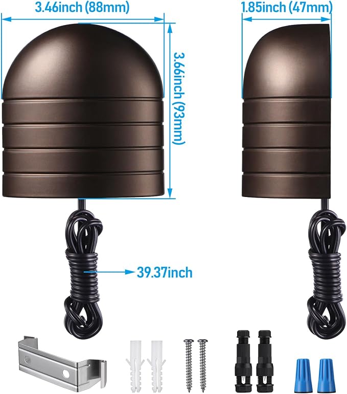 LEONLITE 12-Pack Update 5CCT Low Voltage LED Deck Lights, 250LM Ultra Bright - Image 5
