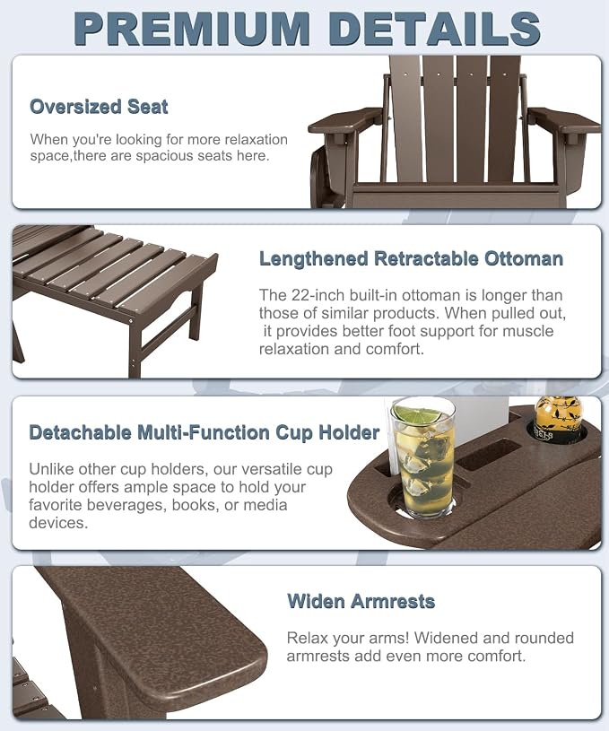Adjustable Adirondack Chair - Image 6