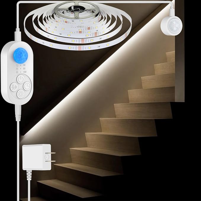 Dual Motion Sensor Light Indoor by GOOMEEYA