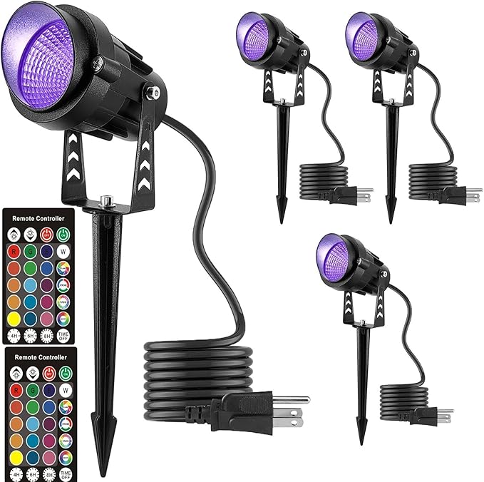 Christmas RGB Spot Lights, Outdoor Spotlights by kooplicht