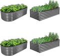 A ANLEOLIFE 4-Pack 6X3X1.5ft & 6X2X1.5ft Deep Root Galvanized Raised Garden by AAnleolife