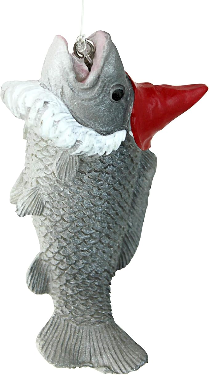 Design Toscano Ziggy with Fishing Pole Garden Gnome Indoor/Outdoor Shelf Sitter - Image 8