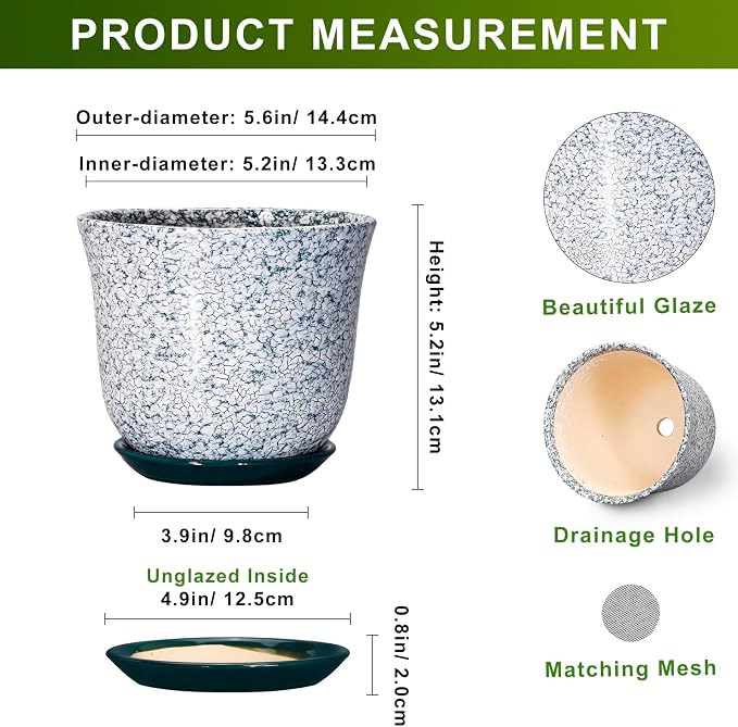 5.6 Inch Plant Pot - Image 2