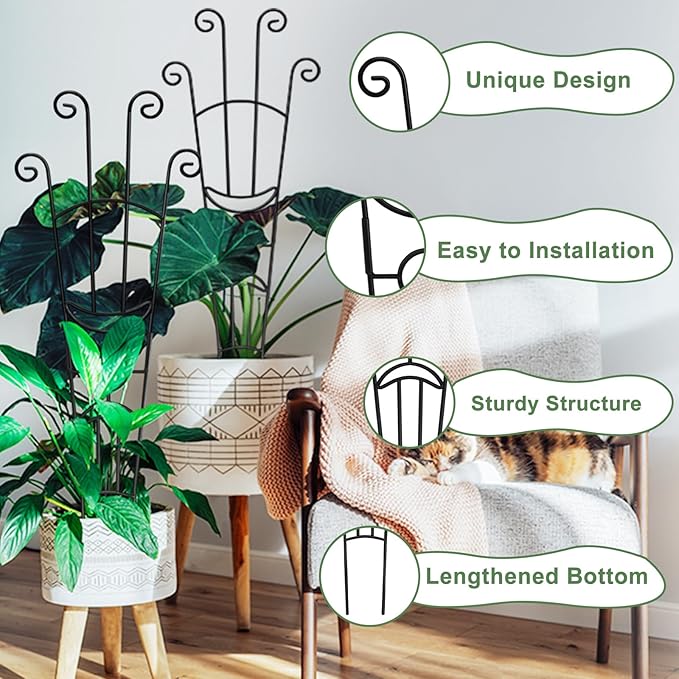 32.6in Monstera Plant Support Stakes - Image 5