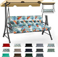 Waterproof Porch Swing Cushion Replacement, 2–3 Seat Swing Seat Cushion by RUFXIEZW