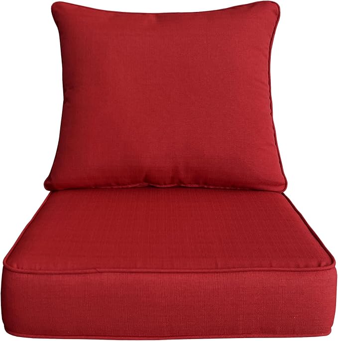 Goodgoods 22x24 inch Outdoor/Indoor Deep Seat Patio Cushion Set of 1 Resilient by Goodgoods