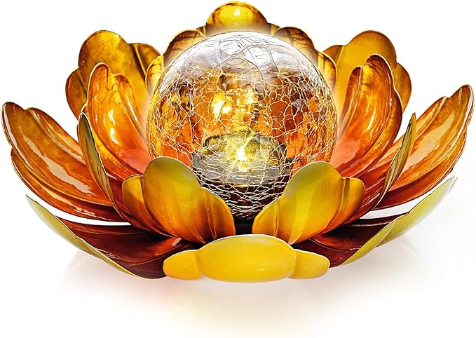 WNP Solar Flower Light Outdoor Christmas Decorative, Garden Solar Powered Lights by WNPMakeYourLifeBeautiful