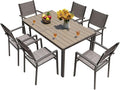 Homall Patio Dining Set 7 Pieces Outdoor Furniture by Homall