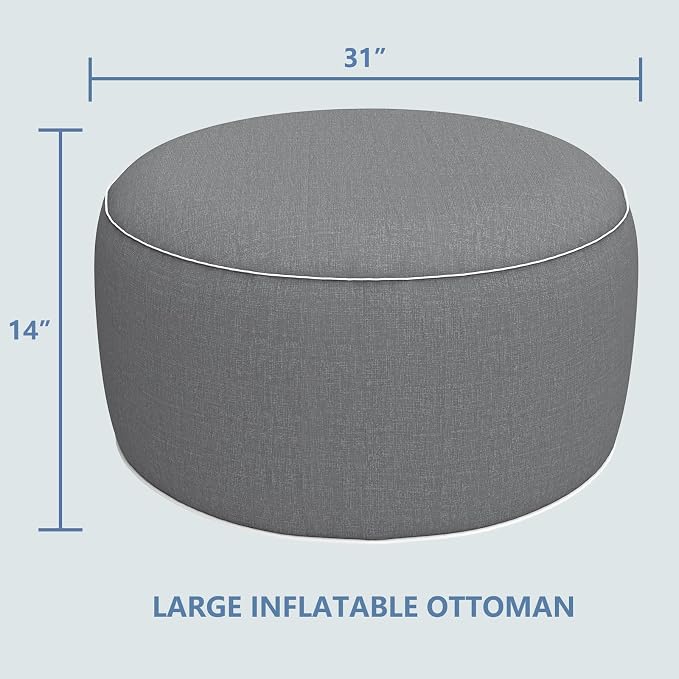 LVTXIII Inflatable Stool Ottoman Footrest - Image 3