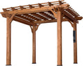 Backyard Discovery Beaumont 10' x 10' Traditional Cedar Wood Pergola Kit by BackyardDiscovery