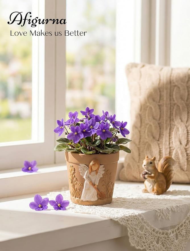 Gardening Gifts for Women: Hand-Painted 3D Art Planter for Plant Lover - Image 2