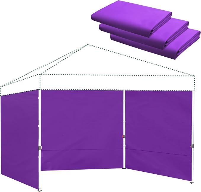 Canopy Sidewalls for 10x10 Pop Up Canopy 99% UV Protection, Waterproof by Unknown