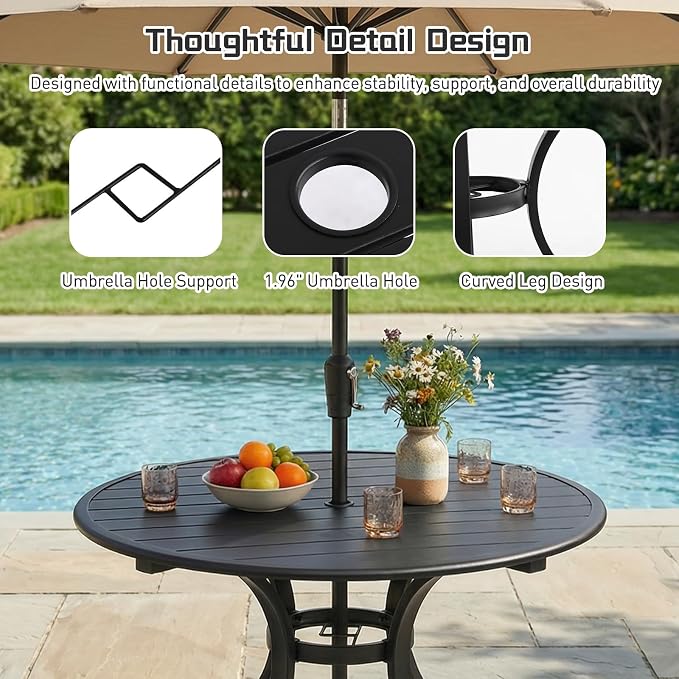 Outdoor Patio Dining Set, Outdoor Furniture Dining Set - Image 6