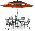 PHI VILLA Patio Dining Set 5 pcs by PHIVILLAThepioneerofcomfortablehouseholdsupplies