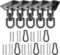 Heavy Duty Hammock Hanging Kit, 360° Rotating 1200 lb Swing Hangers by AINIKEY