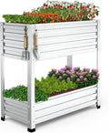 2-Tier Galvanized Raised Garden Bed by Cybrasc