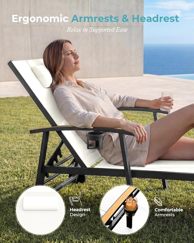 Ciokea Outdoor Lounge Chair - Image 3