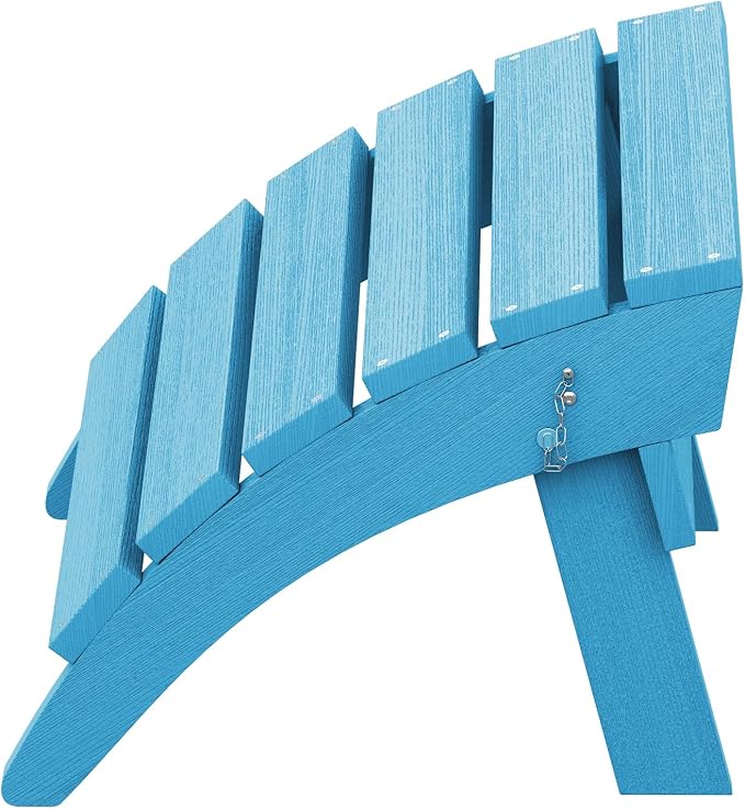 SERWALL Folding Adirondack Chair Footrest, Adirondack Ottoman Without Assembly - Image 8