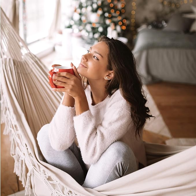 Double Boho Macrame Hammock - Image 6