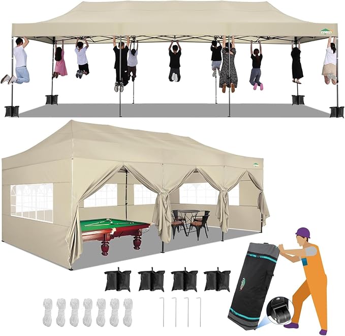 COBIZI 10x30 Heavy Duty Pop up Canopy by COBIZI