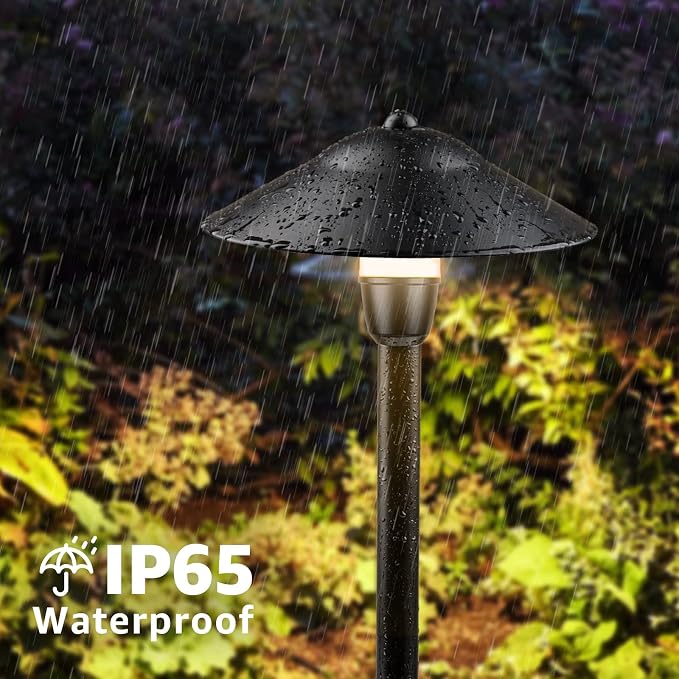 SUNVIE LED Low Voltage Landscape Lights 3W Cast-Aluminum Pathway Lights Low - Image 5