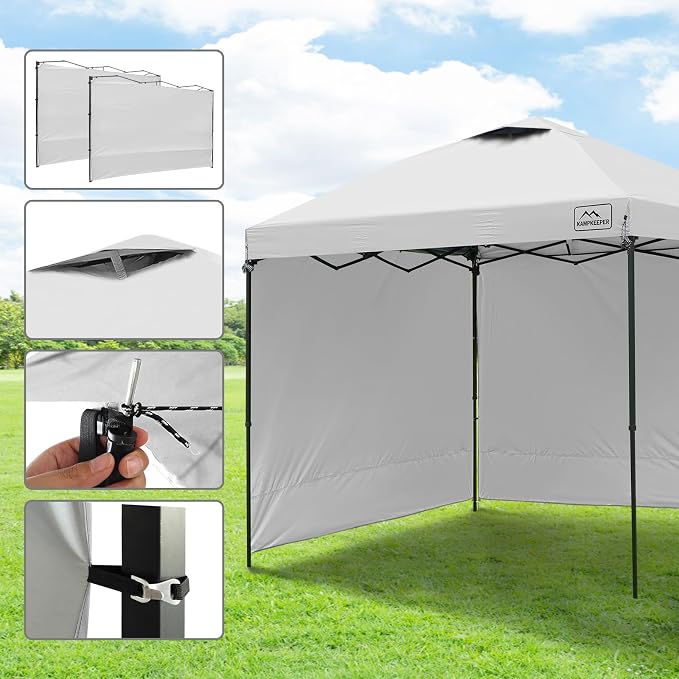 KAMPKEEPER 10x10 Easy Pop Up Canopy Tent - Image 3