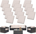 Outdoor Cushion Covers Set, Replacement by SUKAIKEQA