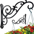 Hanging Planter Hooks 6-Inch 2 Pcs, Outdoor Hanging Brackets Wall Hook Heavy by HCDHAKN