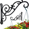 Hanging Planter Hooks 2 Pcs, Outdoor Hanging Brackets Wall Hook Heavy Duty by HCDHAKN