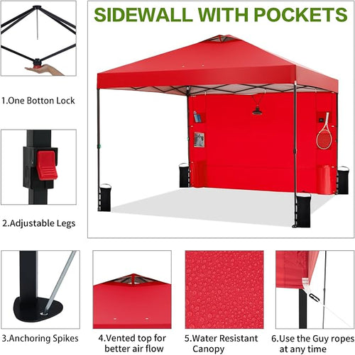 10'x10' Pop Up Canopy Tent - Image 2
