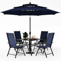 PHI VILLA Outdoor Dining Furniture Set by PHIVILLAThepioneerofcomfortablehouseholdsupplies