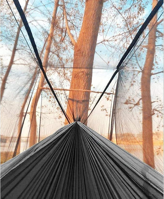 Sunyear Camping Hammock, Portable Single & Double Hammock - Image 4