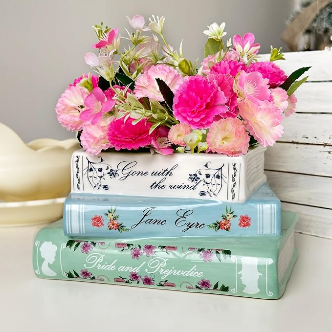 Small Book-Shaped Decorative Planter by Scuyari
