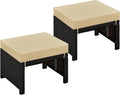 Yaheetech Wicker Ottomans by Yaheetech