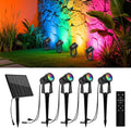ZYAN Solar Landscape Spotlights Outdoor, Auto On/Off & IP65 Waterproof by ZYAN
