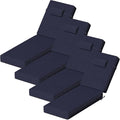 80 x 26 x 4 Inch Olefin Chaise Lounge Cushions, Lounge Chair Cushions by Unknown