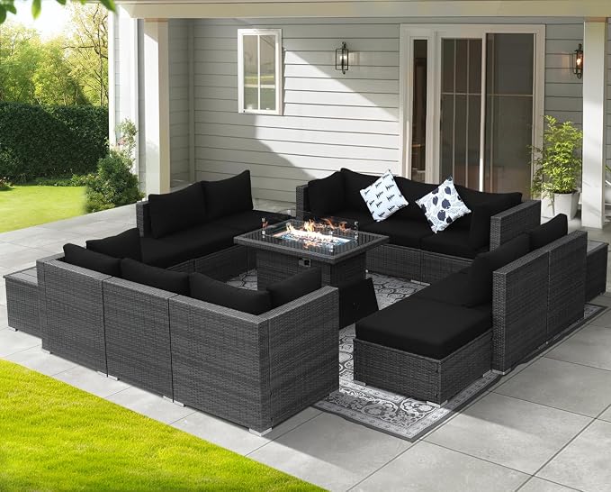 NICESOUL 15 Piece Outdoor Sectional - Image 2