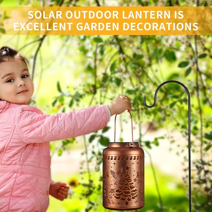 Solar Lanterns Outdoor Waterproof Garden Decor Birthday Gifts - Image 5