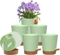 Self Watering Pots, 4 inch Flower Pots by Unknown