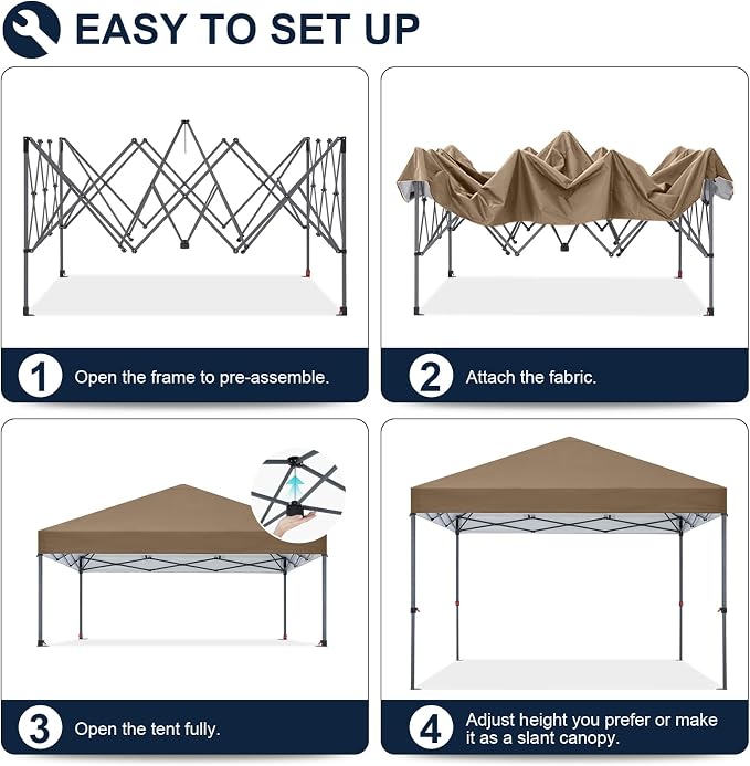 COOSHADE Durable Instant Canopy 10x10Ft - Image 3