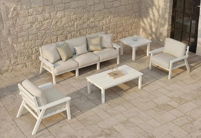 7 Piece Patio Conversation Sets, Outdoor Couch by PatioKingdom